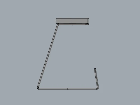 Delta Side Table Modern Minimalist Side Table 3D Model
