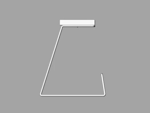Delta Side Table Modern Minimalist Side Table 3D Model