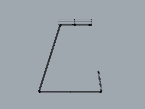 Delta Side Table Modern Minimalist Side Table 3D Model
