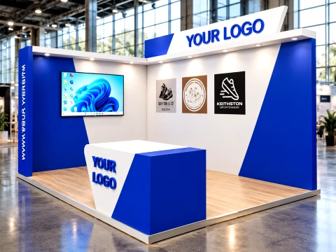 Modern Exhibition Trade Show Booth Modèle 3D
