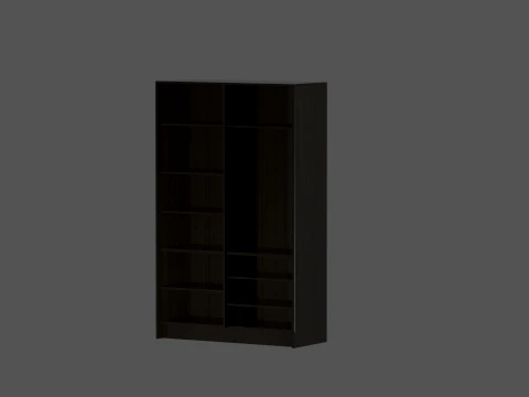 Modern Wardrobe - Low Poly 3D Model