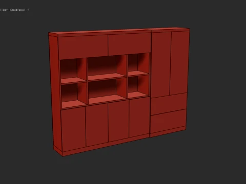 Shelf Storage Units - 001 3D Model