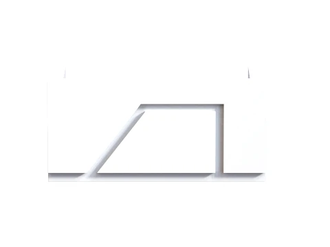 Reception Front Desk - 001 3D Model