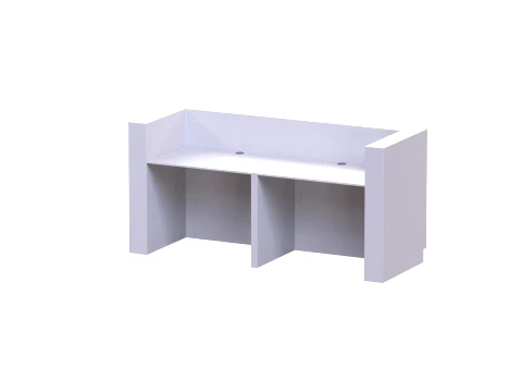 Reception Front Desk - 001 3D Model