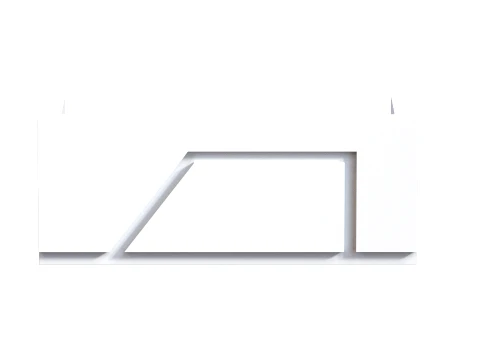 Reception Front Desk - 001 3D Model