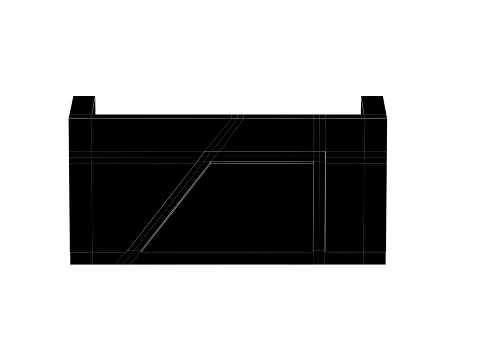 Reception Front Desk - 001 3D Model
