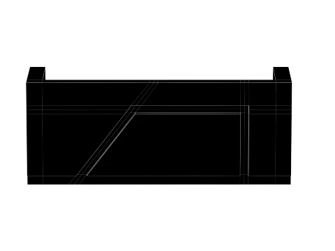 Reception Front Desk - 001 3D Model