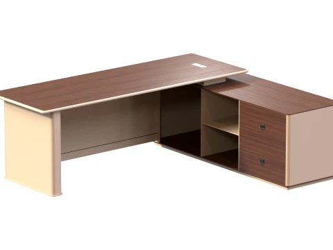 Executive Desk - 002 3D Model