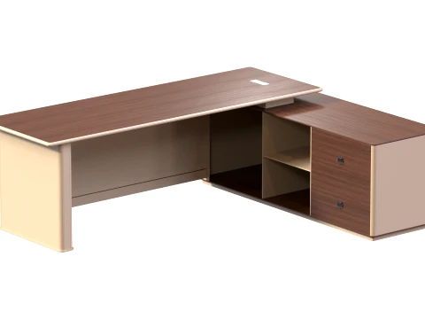 Executive Desk - 002 3D Model