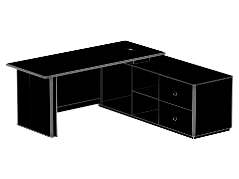 Executive Desk - 002 3D Model