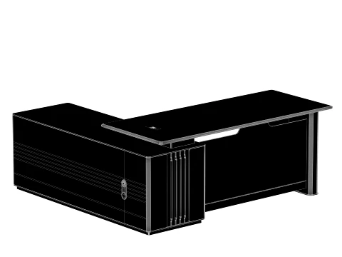 Executive Desk - 002 3D Model