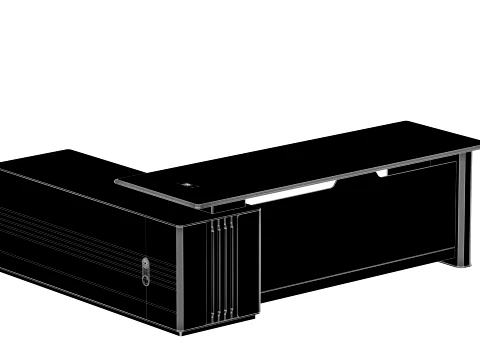 Executive Desk - 002 3D Model