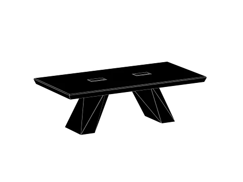 Meeting Conference Table - 002 3D Model