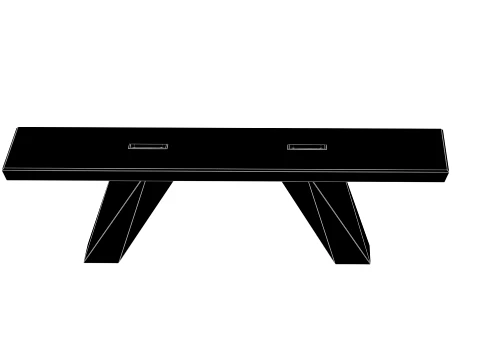 Meeting Conference Table - 002 3D Model