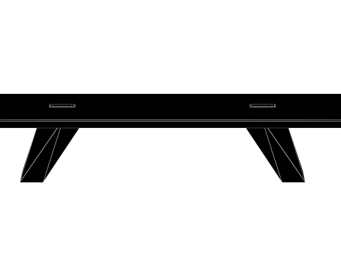 Meeting Conference Table - 002 3D Model
