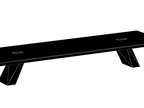 Meeting Conference Table - 002 3D Model