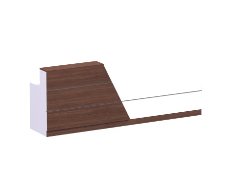 Reception Front Desk - 002 3D Model