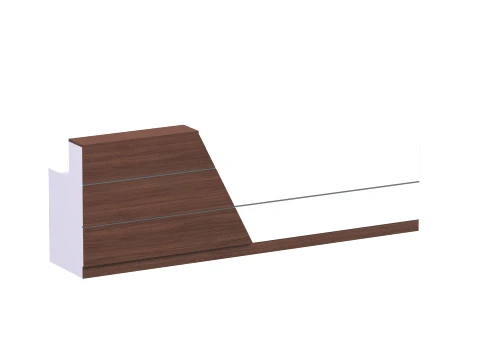 Reception Front Desk - 002 3D Model