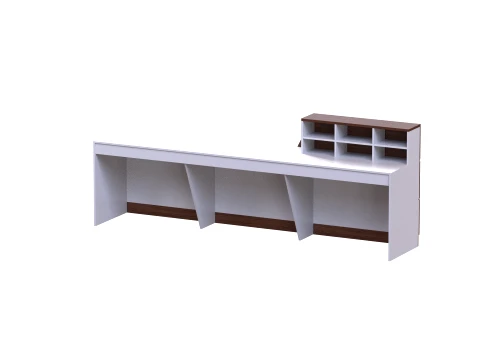 Reception Front Desk - 002 3D Model
