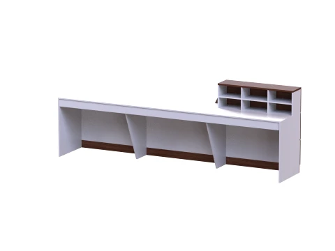 Reception Front Desk - 002 3D Model
