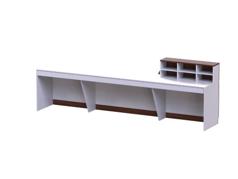 Reception Front Desk - 002 3D Model