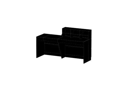 Reception Front Desk - 002 3D Model