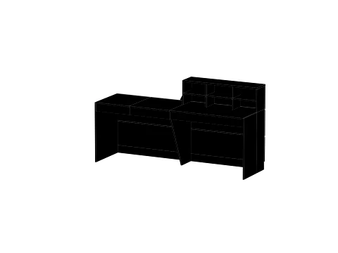Reception Front Desk - 002 3D Model