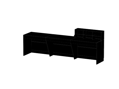 Reception Front Desk - 002 3D Model