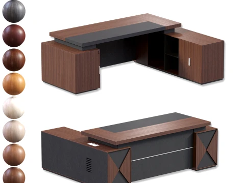 Executive Desk - 003 3D Model