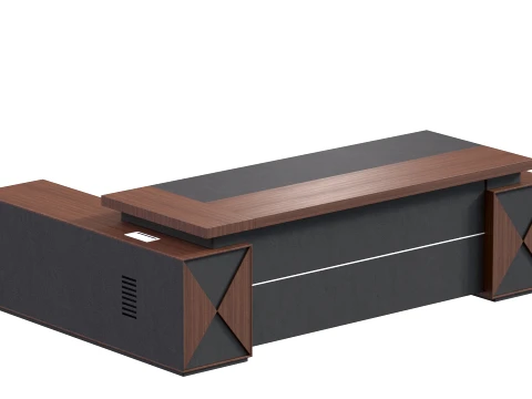 Executive Desk - 003 3D Model
