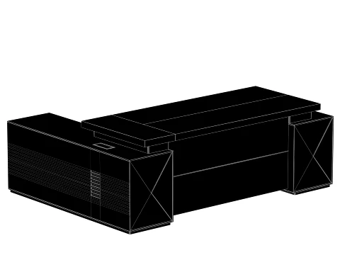 Executive Desk - 003 3D Model