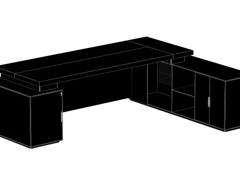 Executive Desk - 003 3D Model