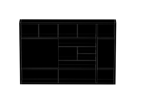 Shelf Storage Units - 003 3D Model