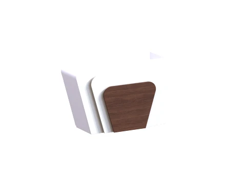 Reception Front Desk - 003 3D Model
