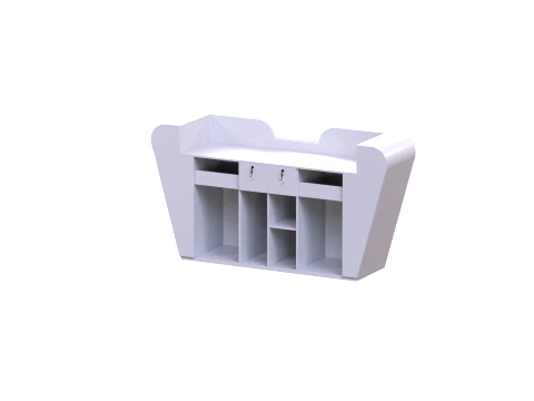 Reception Front Desk - 003 3D Model