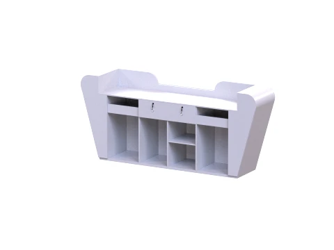 Reception Front Desk - 003 3D Model