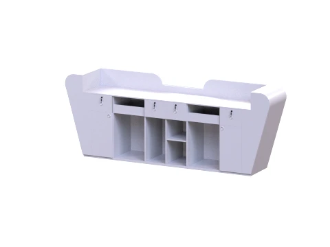 Reception Front Desk - 003 3D Model