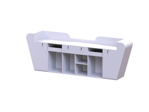 Reception Front Desk - 003 3D Model