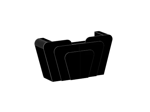 Reception Front Desk - 003 3D Model