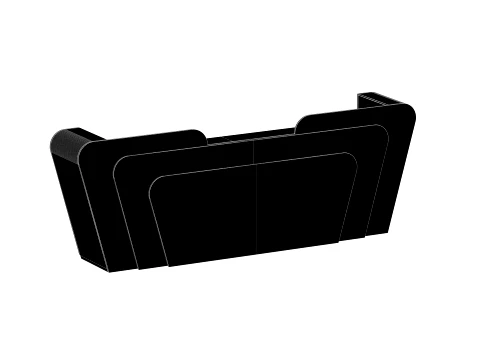 Reception Front Desk - 003 3D Model