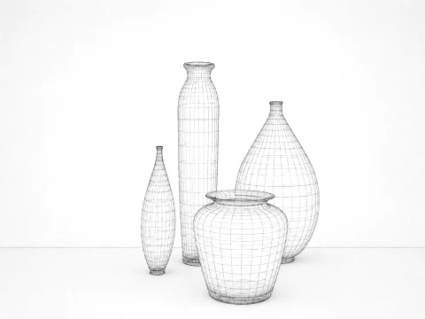 Vases 3D Model
