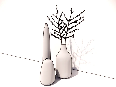 Vases 3D Model