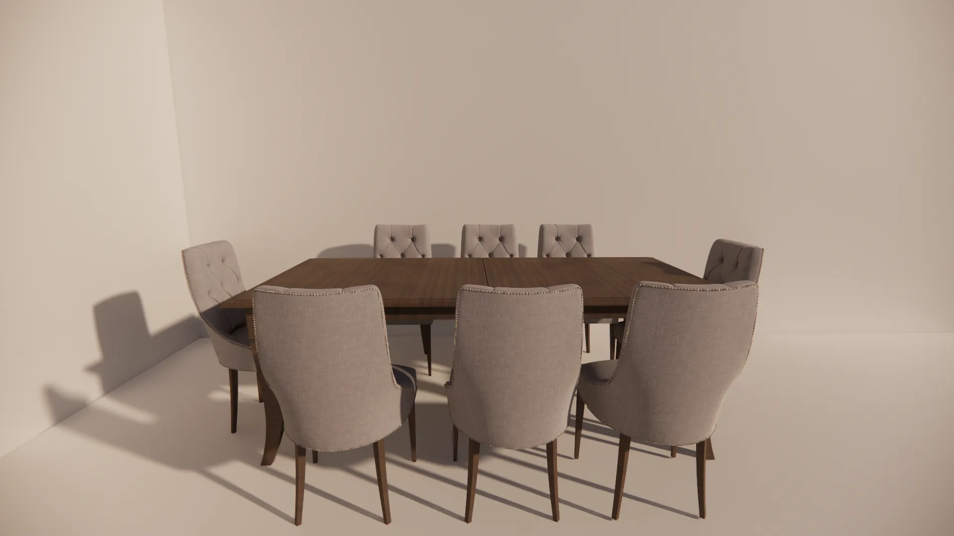 Dinning table 3D Model .c4d .max .obj .3ds .fbx .stl .blend 