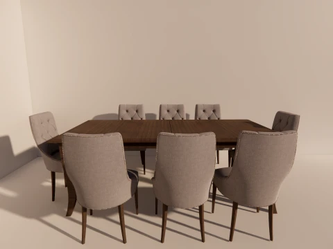 Dinning table 3D Model