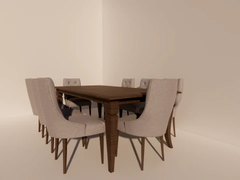 Dinning table 3D Model