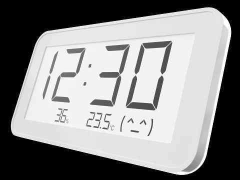 Smart Temperature Humidity Sensor PBR Sleek Minimalist Smart Home Device 3D Model