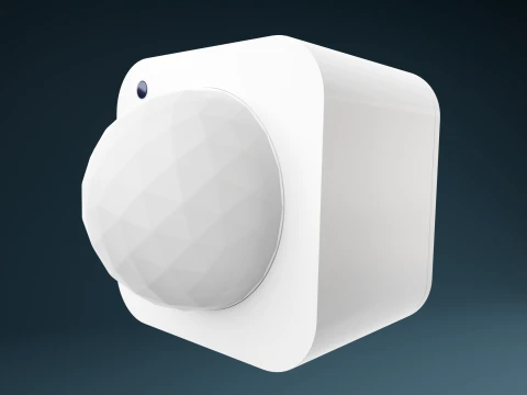 Motion Sensor PBR Milky Lens Smart Home Device 3D Model