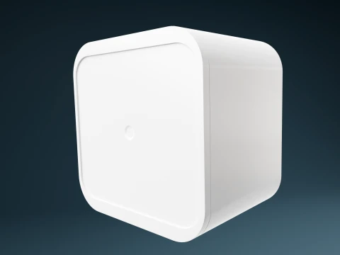 Motion Sensor PBR Milky Lens Smart Home Device 3D Model