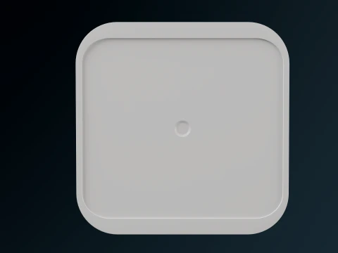 Motion Sensor PBR Milky Lens Smart Home Device 3D Model