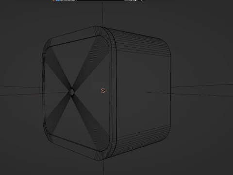 Motion Sensor PBR Milky Lens Smart Home Device 3D Model